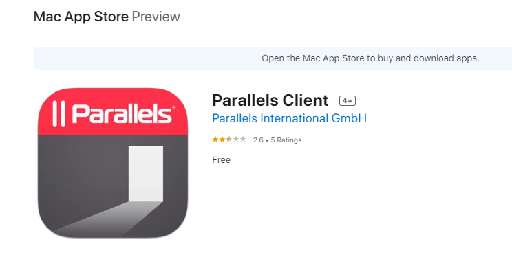 Mac App Store - Parallel Client